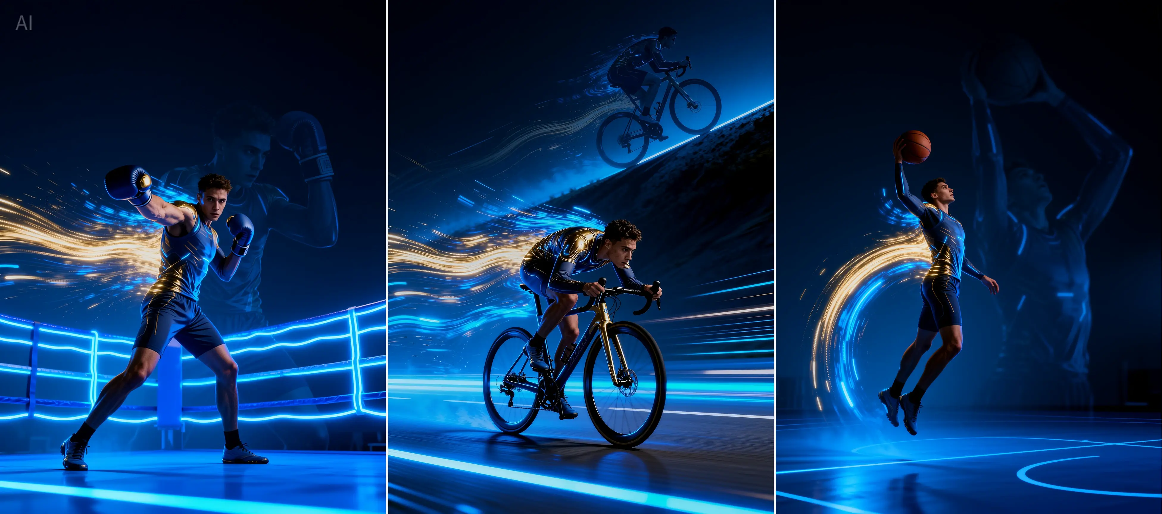 AI generated sports advertisement